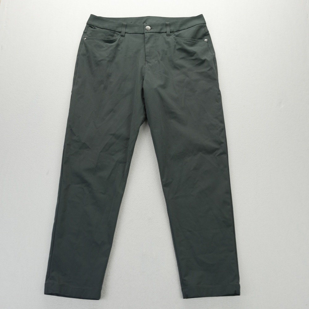 Lululemon ABC Commission Pant Dark Gray Men 31 LM5AQHS Technical Warpstreme 27"
